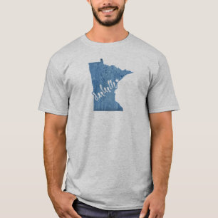 Duluth Minnesota Wood Plaque T-Shirt