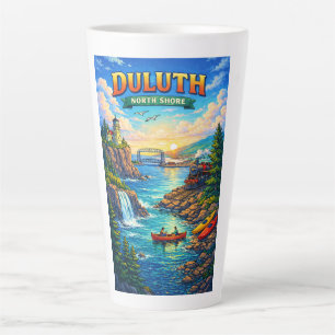 Duluth North Shore Minnesota Souvenir Latte Tasse