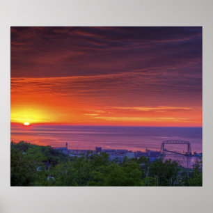 Duluth-Sonnenaufgang Poster