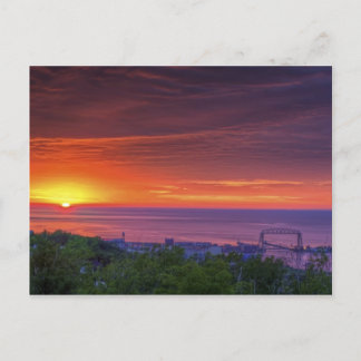 Duluth Sunrise Postkarte