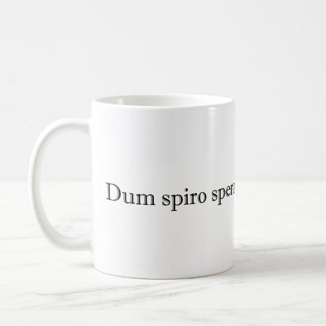 dum spiro spero kaffeetasse (Links)