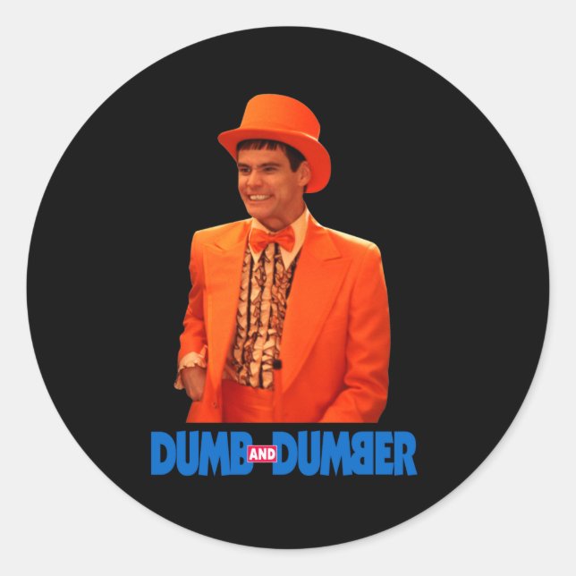 Dumb And Dumber Lloyd Christmas Toddler  Runder Aufkleber (Vorderseite)