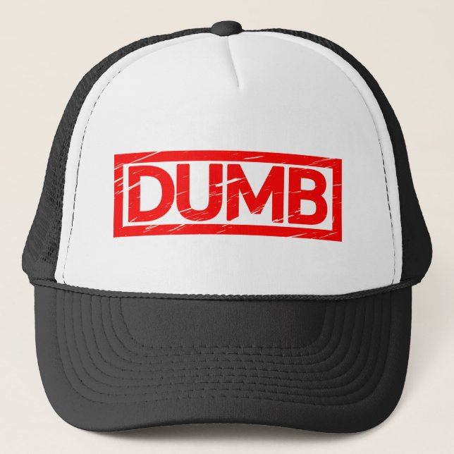 Dumb Briefmarke Truckerkappe (Vorderseite)