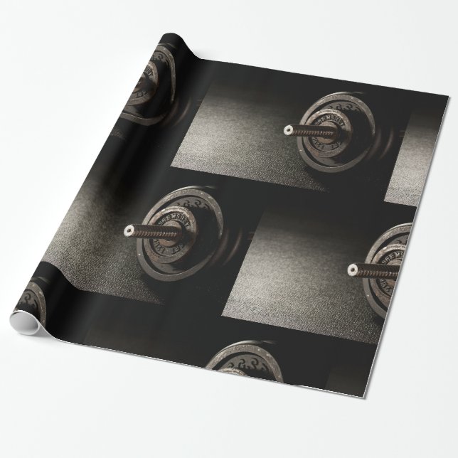 Dumbbell Geschenkpapier (Ungerollt)