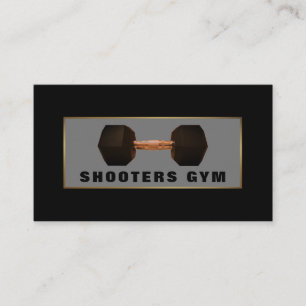 Dumbell Weight, Personal Trainer, Fitnesslehrer Visitenkarte
