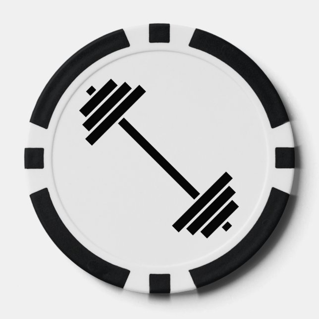 Dumbells Pokerchips (Vorderseite)