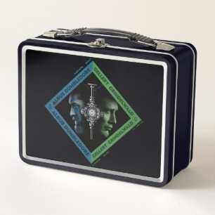 Dumbledore & Grindlewald Bluttroth Grafik Metall Brotdose
