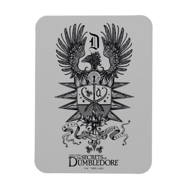 Dumbledore's Crest Magnet (Vertikal)