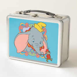 Dumbo lächelt metall lunch box