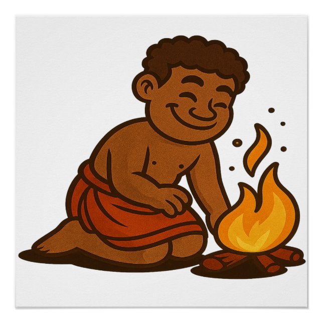 Dumi Fire Keeper Poster (Vorderseite)