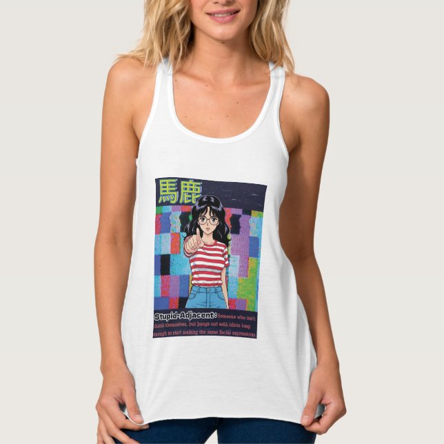 Dumm Adjacent Tank Top (Vorderseite)