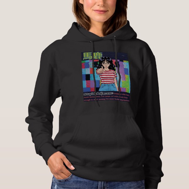 Dumm Daneben Hoodie (Vorderseite)