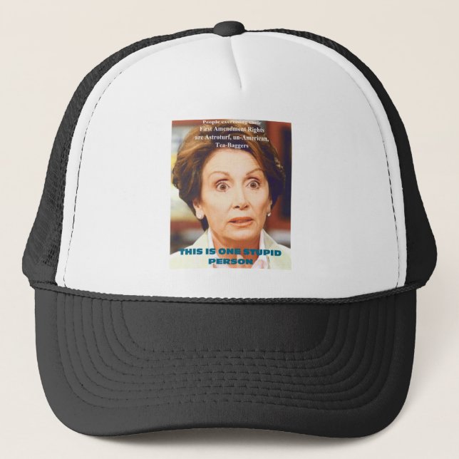 DUMME PERSON NANCYS PELOSI- EINS TRUCKERKAPPE (Vorderseite)