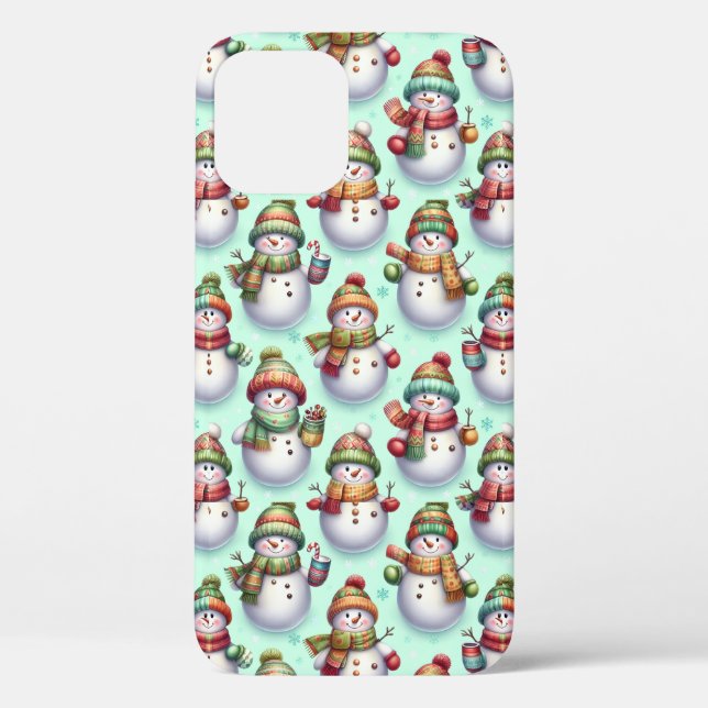 Dümme Schneemänner Case-Mate iPhone Hülle (Rückseite)