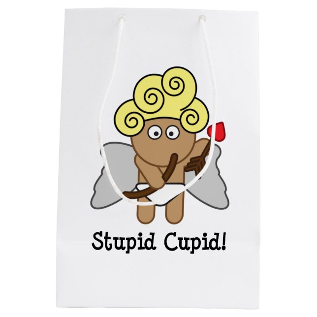 Dummer Amor Mittlere Geschenktüte (Rückseite)