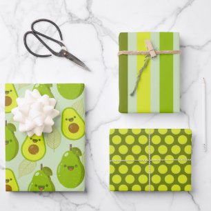 Dummer Avocado-Geschenkpapier-Set Geschenkpapier Set