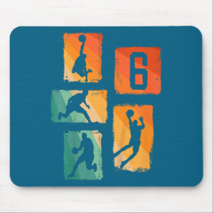 Dummer Basketball Basketball 6 6. Alter Spieler Ja Mousepad