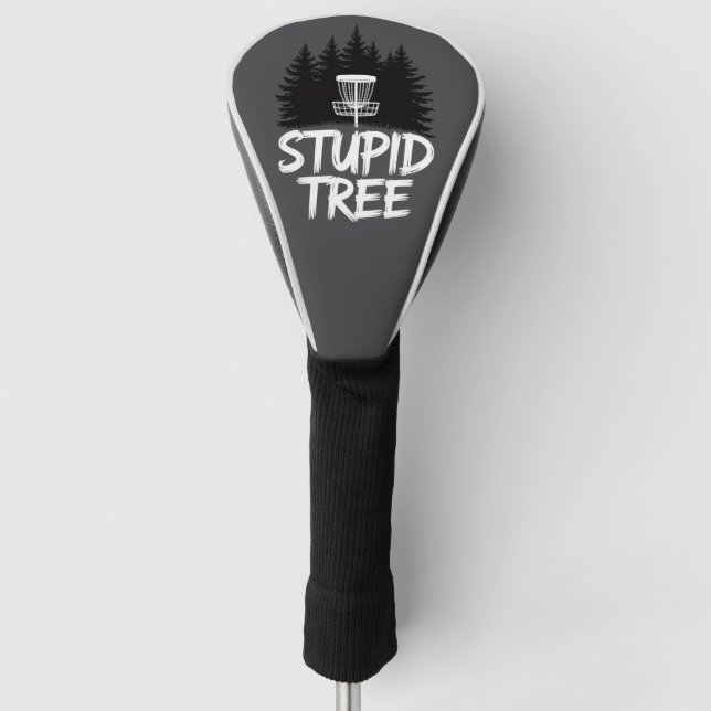 Dummer Baum Disc Golf Lustiger Frisbee Golf Golfer Headcover (Vorderseite)