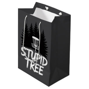 Dummer Baum Disc Golf Lustiger Frisbee Golf Golfer Mittlere Geschenktüte