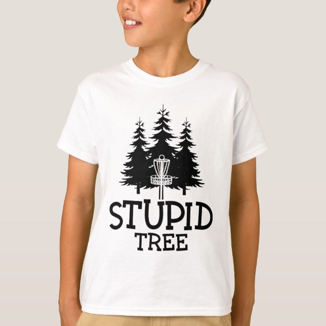 Dummer Baum Disc Golf Lustiger Frisbee Golf Tee (Vorderseite)