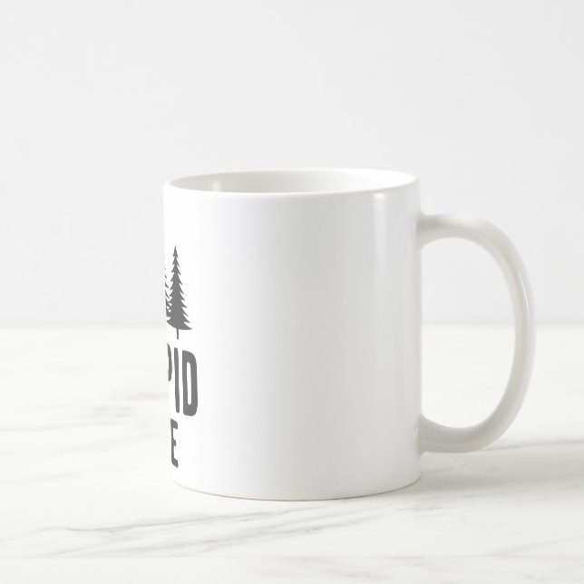 Dummer Baum Disc Golf Lustiges Frisbee Golf Gesche Kaffeetasse (Rechts)