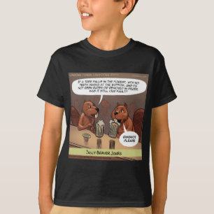 Dummer Biber Witze Lustige Cartoon T-Shirt