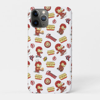 Dummer Chibi Iron Man nahtloses Muster - Superheld Case-Mate iPhone Hülle