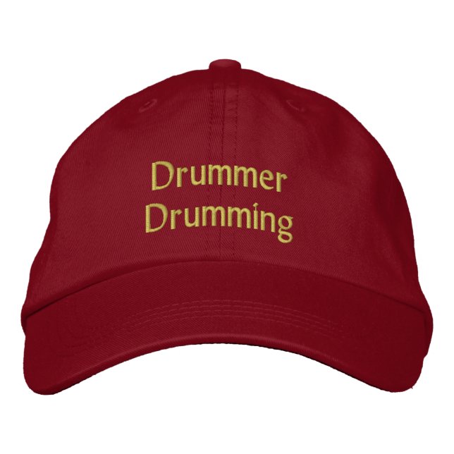 Dummer Drumming Cap / Hat Bestickte Baseballkappe (Vorderseite)