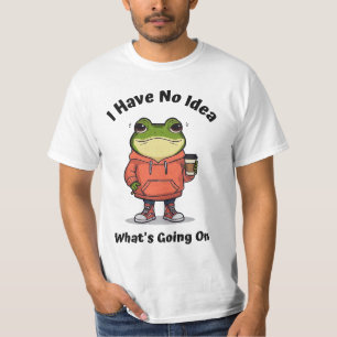 Dummer Frosch-Existenz-Meme T-Shirt
