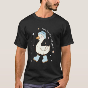 Dummer Gans Auf Freiem Fuß, Lustiges Dummer Gans M T-Shirt