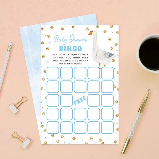 Dummer Gans Baby Shower Bingo Spiel (Von Creator hochgeladen)