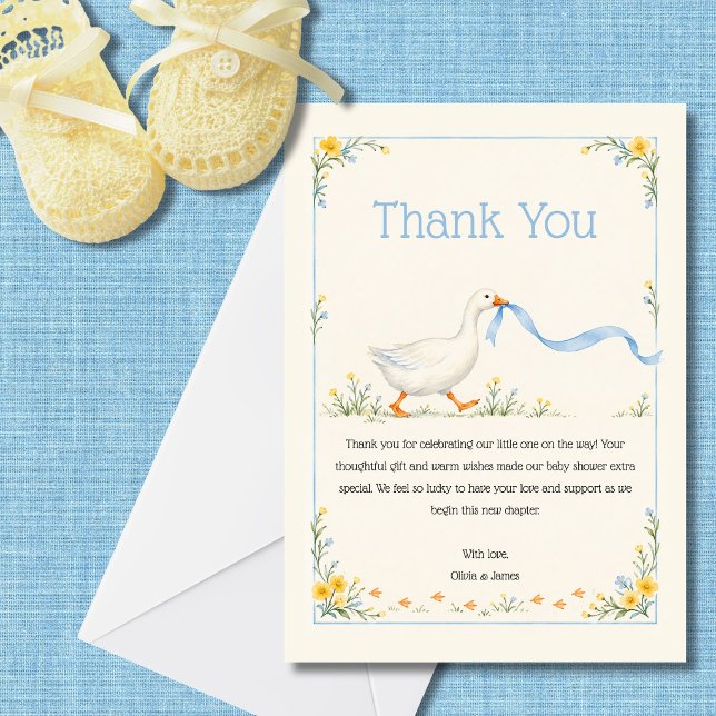 Dummer Gans Baby Shower Danke (Von Creator hochgeladen)