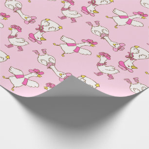 Dummer Gans Cowboy Cowgirl Geschenk Geschenkpapier