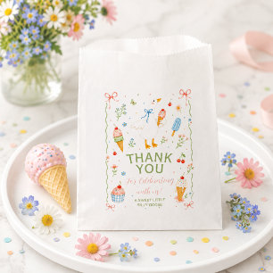 Dummer Gans-Eiscreme-Sozial-Baby-Shower-Geschenktü Geschenktütchen