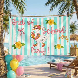 Dummer Gans Ende der Schulparty-Streifen Banner