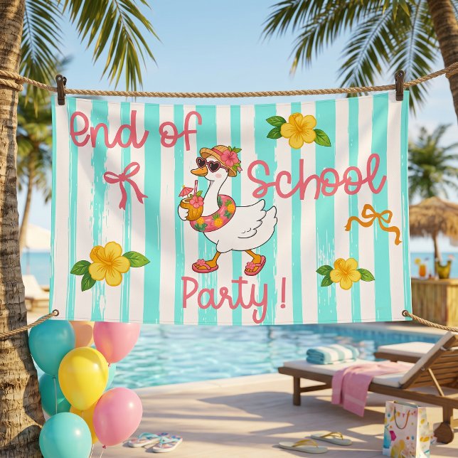Dummer Gans Ende der Schulparty-Streifen Banner (Von Creator hochgeladen)