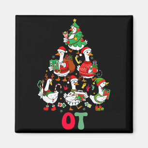 Dummer Gans Ergotherapie Weihnachtsbaum OT Magnet