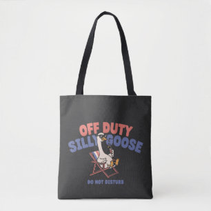 Dummer Gans Lustiger Sommerurlaub Tasche