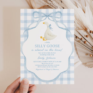 Dummer Gans und Gänschen Baby Shower Einladung