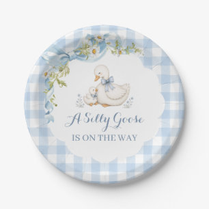 Dummer Gans Vintage Gänseblümchen-Baby-Party Pappteller