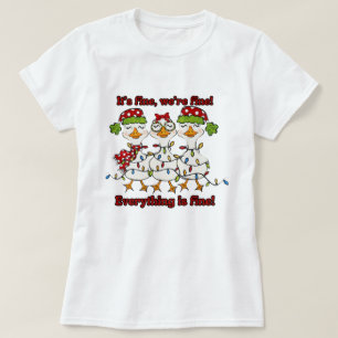 Dummer Gans Weihnachts-Shirt T-Shirt