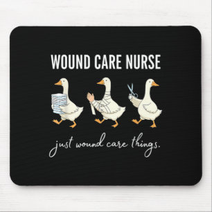 Dummer Gans Wundpflege Krankenschwester Lustige Gr Mousepad