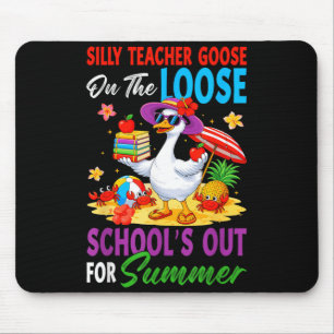 Dummer Gänse-Lehrer Am Losen Letzten Tag Mousepad