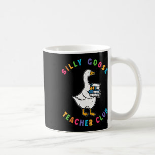 Dummer Gänse-Lehrer-Club Bunter Druck Gänse-Rücken Kaffeetasse
