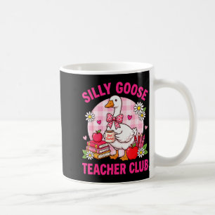 Dummer Gänse-Lehrer-Club Valentinstag Herz Rosa Sc Kaffeetasse
