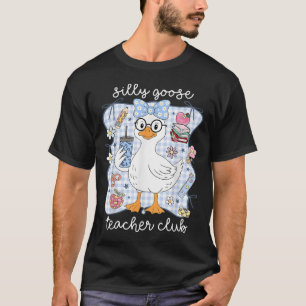 Dummer Gänse-Lehrer-Club Zurück zur Schule Lustige T-Shirt