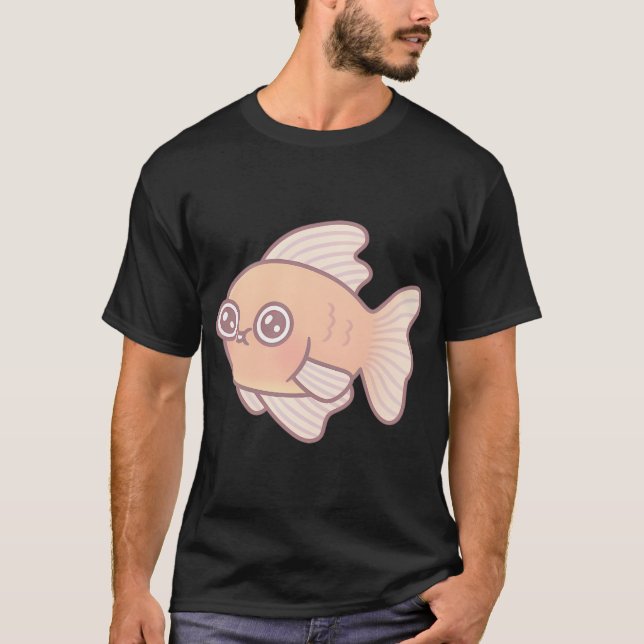 Dummer Goldfisch-Doodle T-Shirt (Vorderseite)