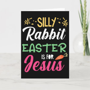 Dummer Hase Ostern für Jesus Religion Auferstehung Karte