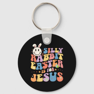 Dummer Hase Ostern ist für Jesus Süßer Hase Christ Schlüsselanhänger