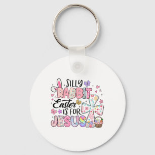 Dummer Hase Ostern ist für Jesus Süßer Hase Christ Schlüsselanhänger